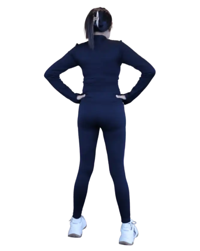 Long Sleeve Crop Top and Leggings Set